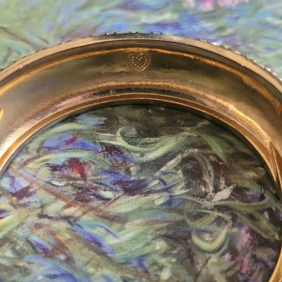 Stella and Dot Enamel and Metal Bangle Bracelet - Picture 3 of 4